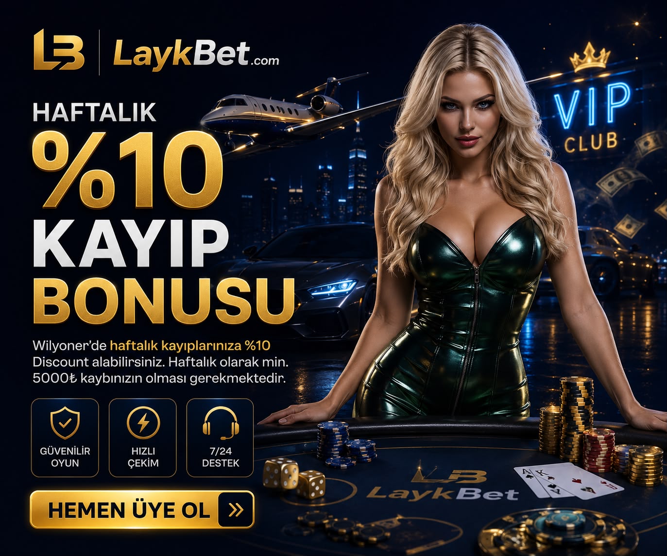 %10 HAFTALIK KAYIP BONUSU